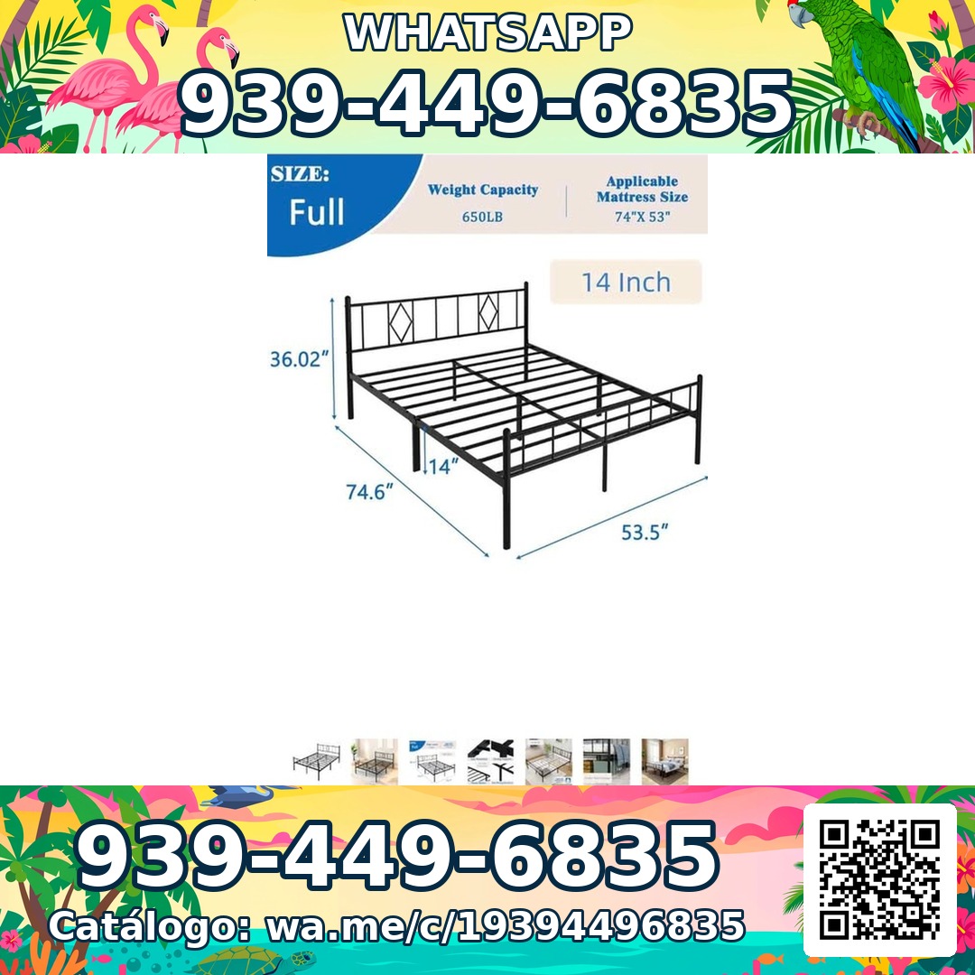 Frame Full Metal 14 Pulgadas Con Cabecero 🎁