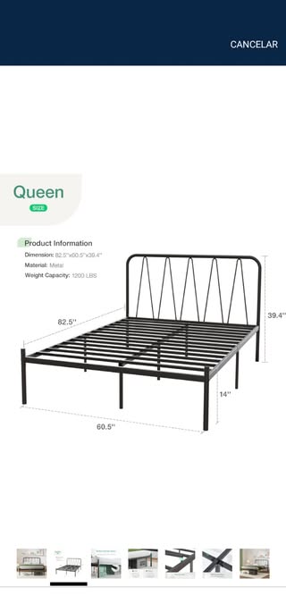 Queen Metal cabecera Queen Metal cabecera artística